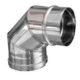 CURVA CHIUSA ACCIAIO 90° DA 120 INOX CAMINI