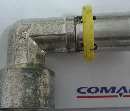 GOMITO MULTISTRATO GAS 26X3/4 A PINZARE FEMMINA COMAP