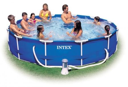 PISCINA FRAME 457X91 CON POMPA INTEX