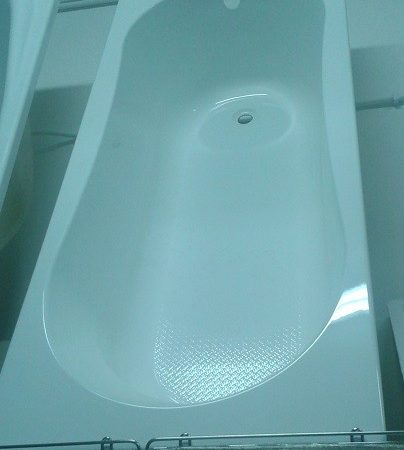 VASCA AQUA 140X70 BIANCO GUSCIO INCASSO BLU BLEU